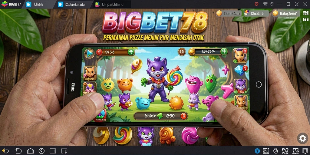 Tampilan gameplay seru dari BIGBET78 yang menantang kemampuan puzzle Anda.