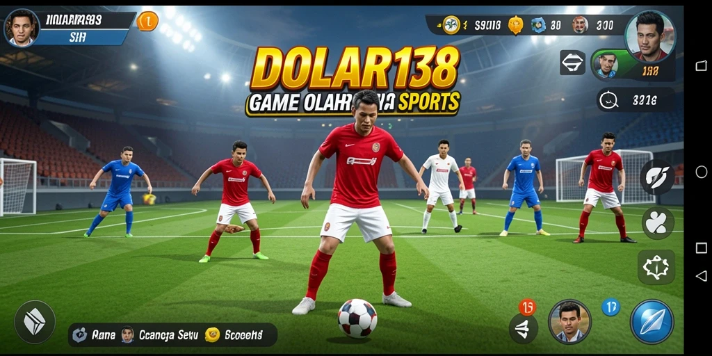 Gameplay DOLAR138 menampilkan aksi olahraga yang memukau dan intens.
