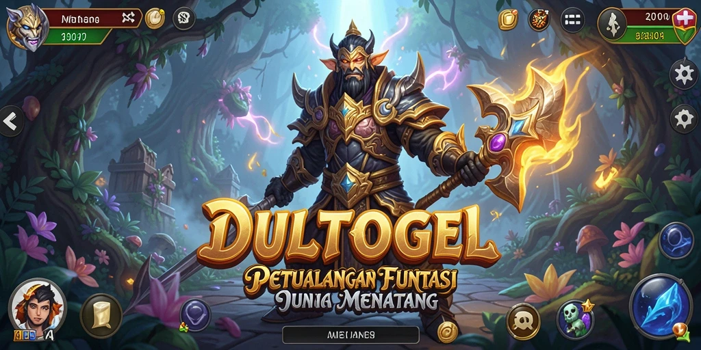 Tampilan gameplay DULTOGEL dengan karakter dan dunia yang menawan.