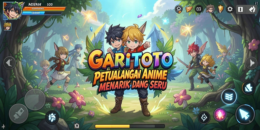 Tampilan gameplay GARITOTO yang penuh warna dan interaktif.