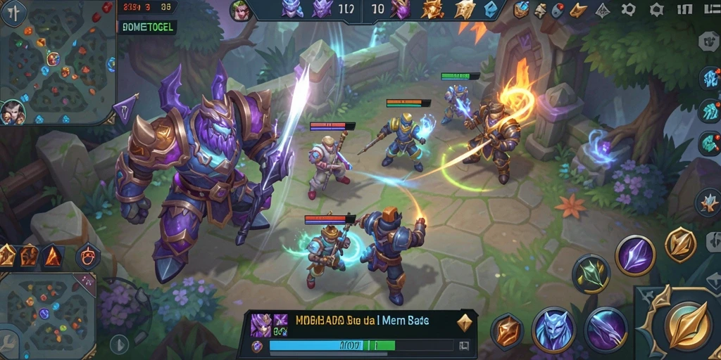 Gameplay HOMETOGEL yang dinamis dan seru dengan berbagai karakter.