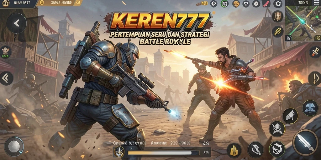 Screenshot gameplay KEREN777 dengan aksi pertempuran seru.