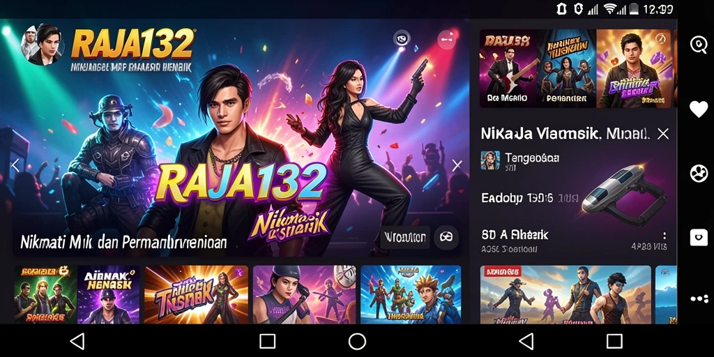 Tampilan gameplay menarik dengan variasi musik yang kaya.