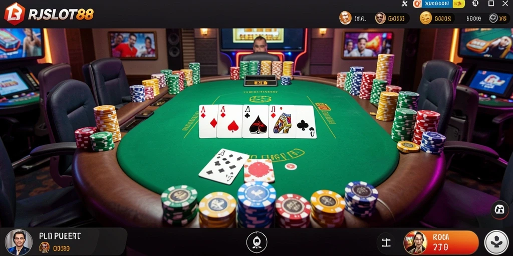 Tampilan gameplay RJSLOT88 yang mendebarkan dan interaktif.