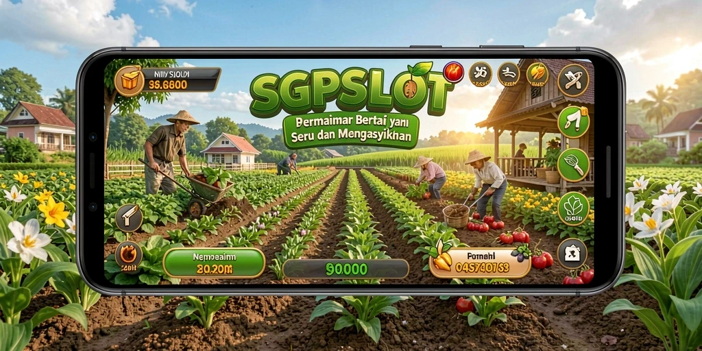 Tampilan seru saat bertani di SGPSLOT