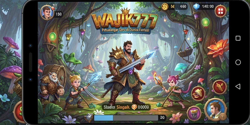Tampilan gameplay WAJIK777 yang memukau dalam petualangan seru.
