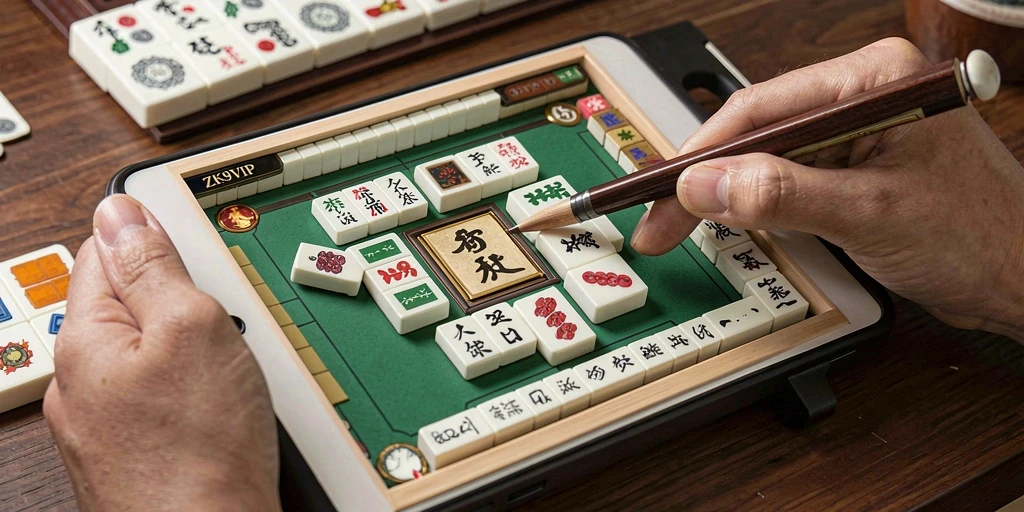 Screenshot gameplay ZK9VIP menampilkan keseruan mencocokkan ubin Mahjong.